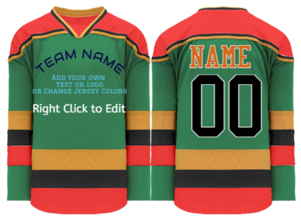 Custom  hockey jerseys no minimum