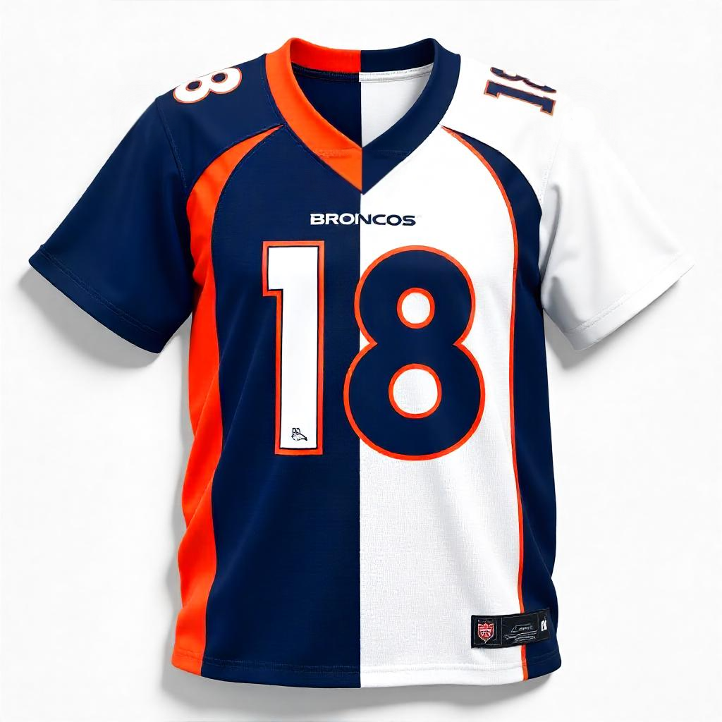 Custom Split NFL Half & Half Football Jerseys