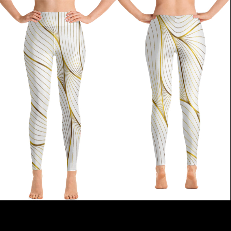 Custom Gold Leaf leggings and tights