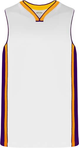 Custom LA Lakers Basketball jerseys White purple Gold