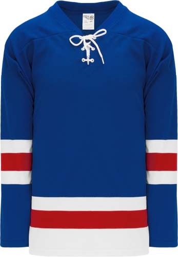 Custom New York Rangers Blank  Hockey Jersey
