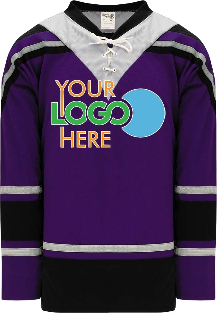 Custom LOS Angeles Kings 3RD PURPLE Hockey Jersey