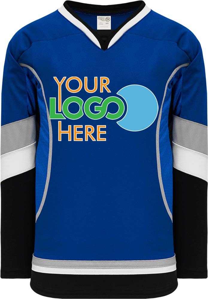 Custom NEW 2009 TAMPA BAY 3RD ROYAL Hockey Jersey