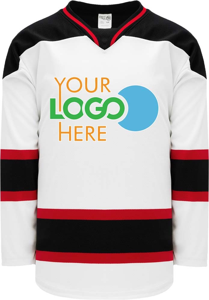 Custom 2007 NEW WHITE Hockey Jersey