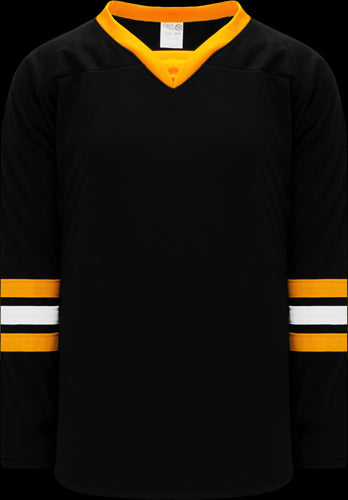 Custom 2008 BOSTON 3RD BLACK Hockey Jersey