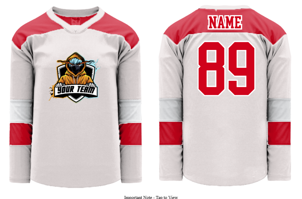 Forward Pass Custom Hockey Jersey - V1