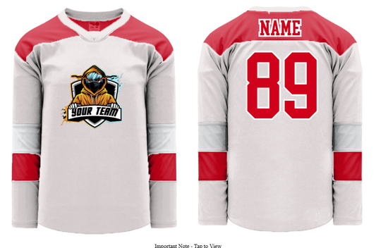 Forward Pass Custom Hockey Jersey - V1