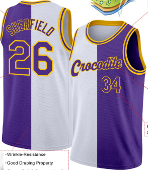 House Divided Jersey - Split  Basketball /Football Jerseys - any team