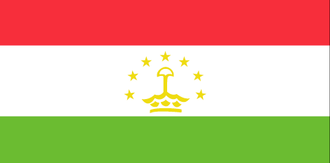 Tajikistan Flag