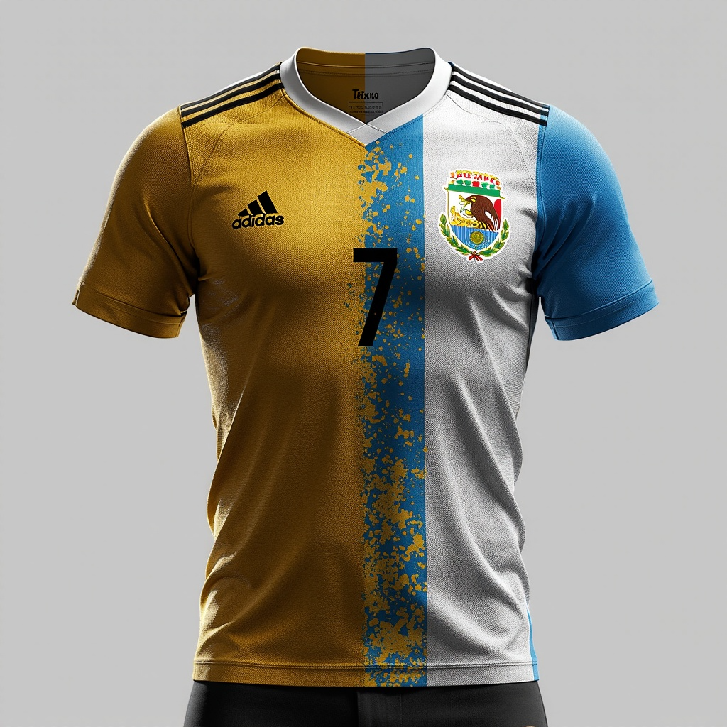 Split Country Soccer  Futbol Jersey