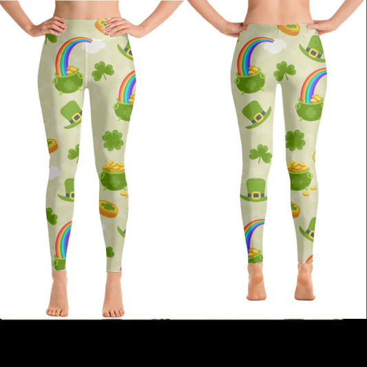 Custom st patricks day leggings and tights