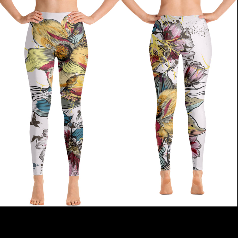 Custom Flower leggings and tights