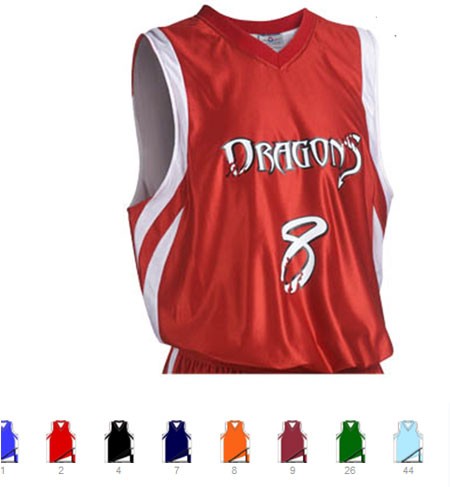 Custom Downtown reversible basketball jersey