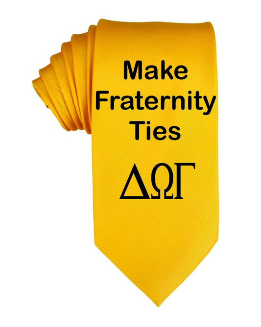 Custom Fraternity neckties Made Greek ties