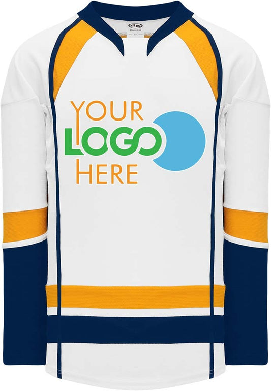 Custom NASHVILLE Predators WHITE  Hockey Jersey