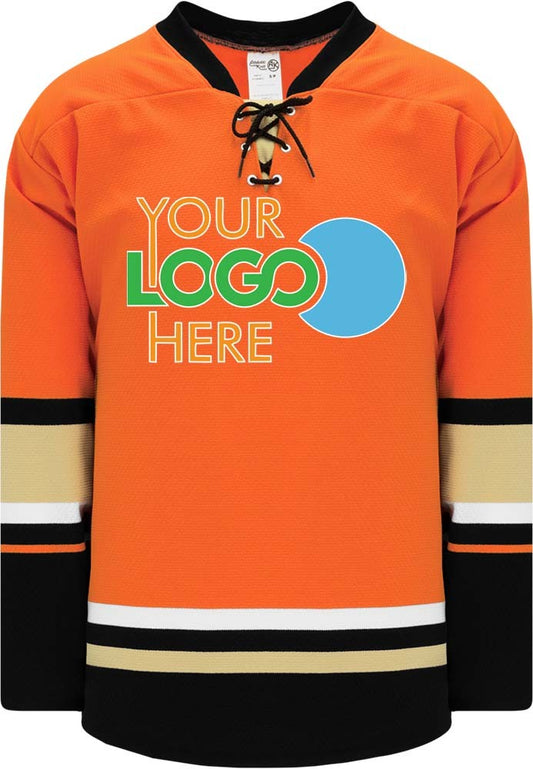 Custom 2015 ANAHEIM 3RD ORANGE  Hockey Jersey