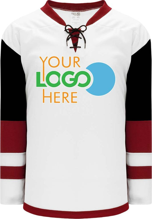 Custom 2015 ARIZONA WHITE  Hockey Jersey