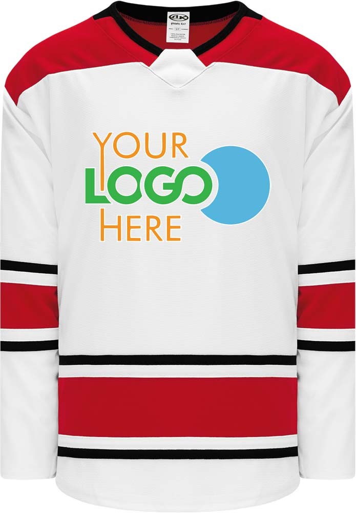 Custom 2017 CAROLINA WHITE  Hockey Jersey