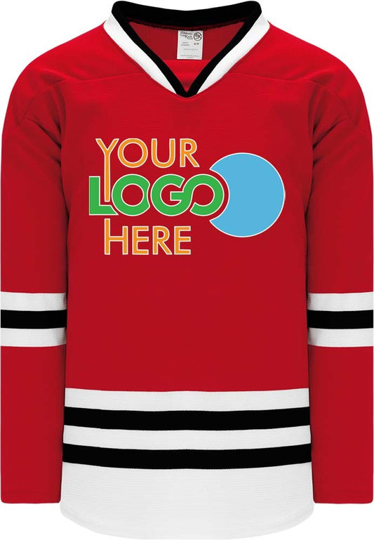 Custom 2007 Chicago Blackhawks RED  Hockey Jersey