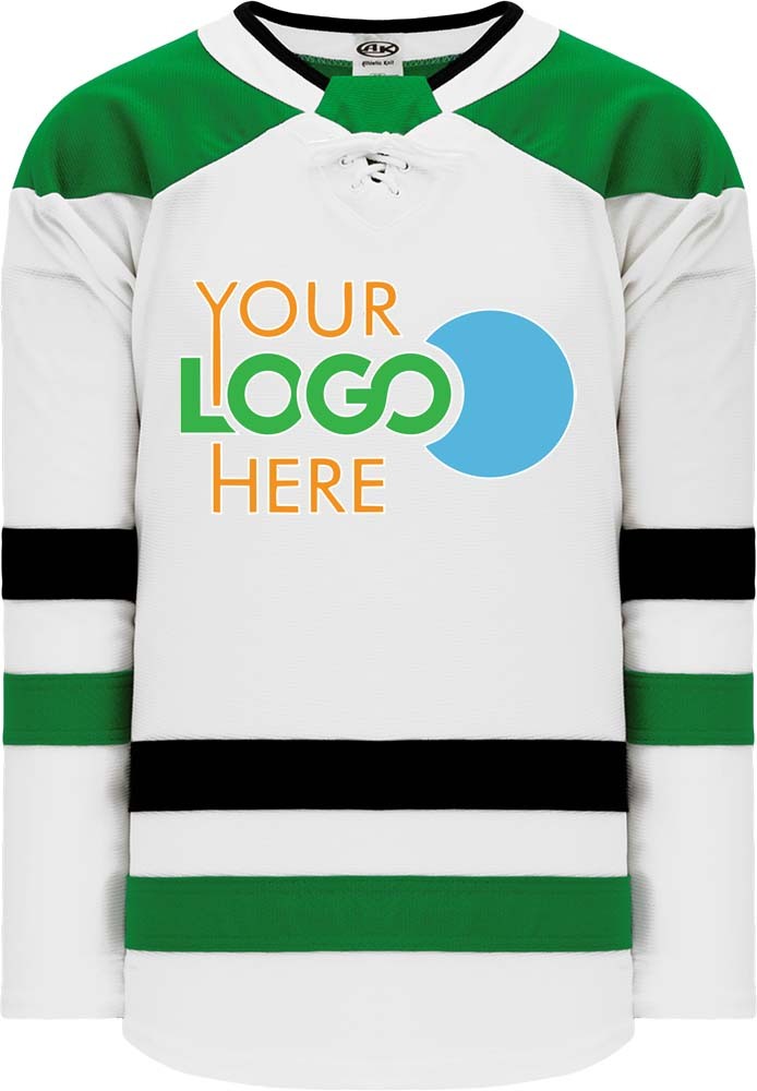 Custom 2017 DALLAS WHITE  Hockey Jersey