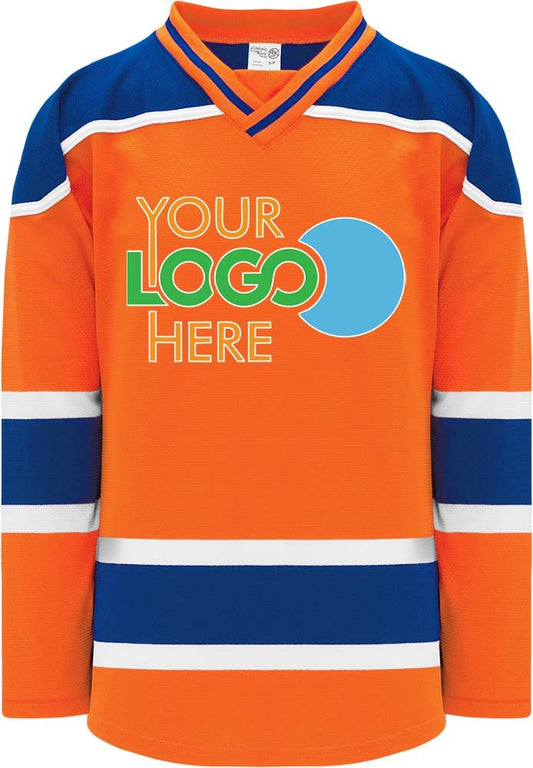 Custom 2015 EDMONTON 3RD ORANGE  Hockey Jersey