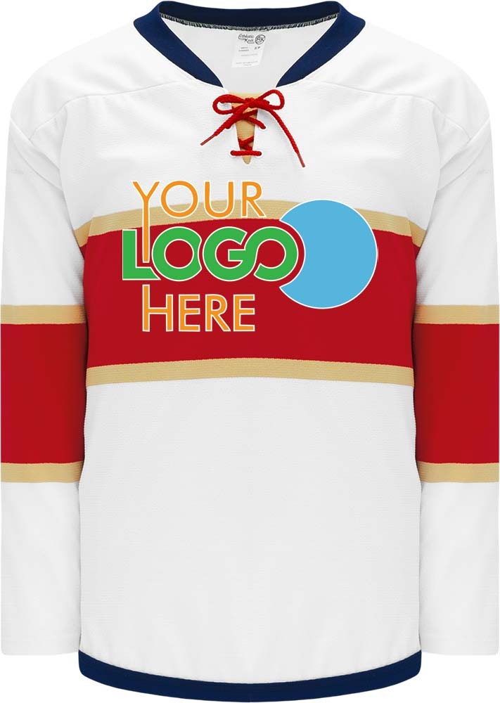 Custom 2016 Florida Panthers WHITE  Hockey Jersey