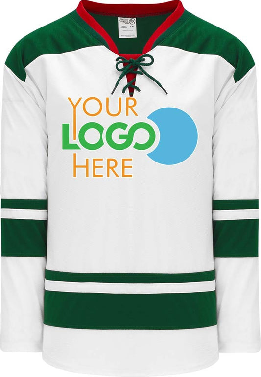 Custom 2013 MINNESOTA WHITE  Hockey Jersey