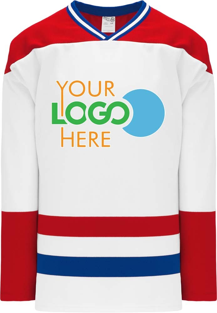 Custom MONTREAL WHITE  Hockey Jersey