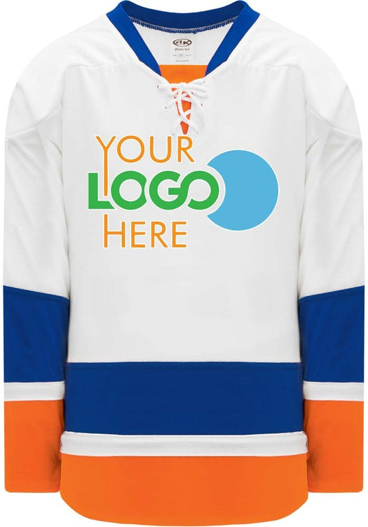 Custom 2010 NEW YORK ISLANDERS WHITE  Hockey Jersey