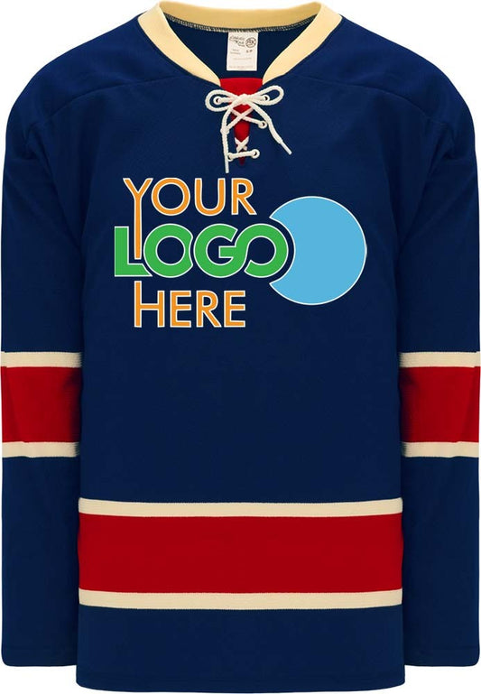 Custom NEW YORK RANGERS HERITAGE NAVY  Hockey Jersey