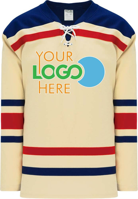 Custom NEW YORK RANGERS WINTER CLASSIC SAND  Hockey Jersey