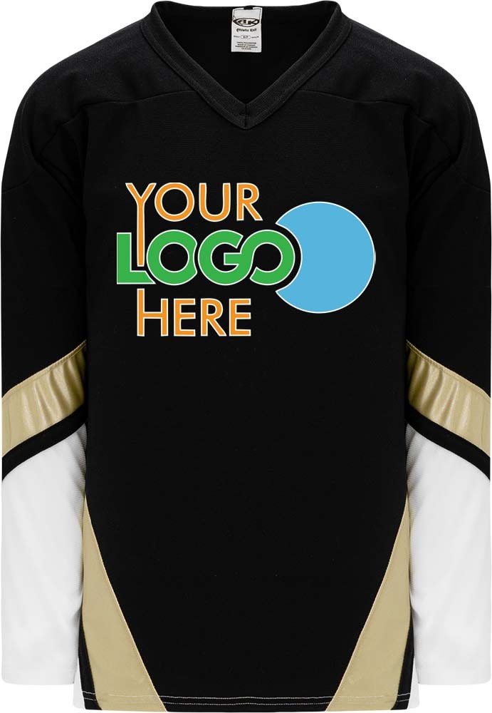 Custom NEW PITTSBURGH Pengiuns3RD BLACK  Hockey Jersey