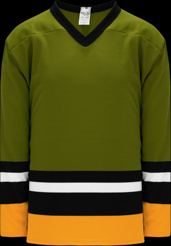 Custom BRAMPTON OLIVE  Hockey Jersey