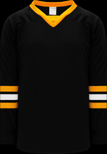 Custom 2008 BOSTON 3RD BLACK  Hockey Jersey