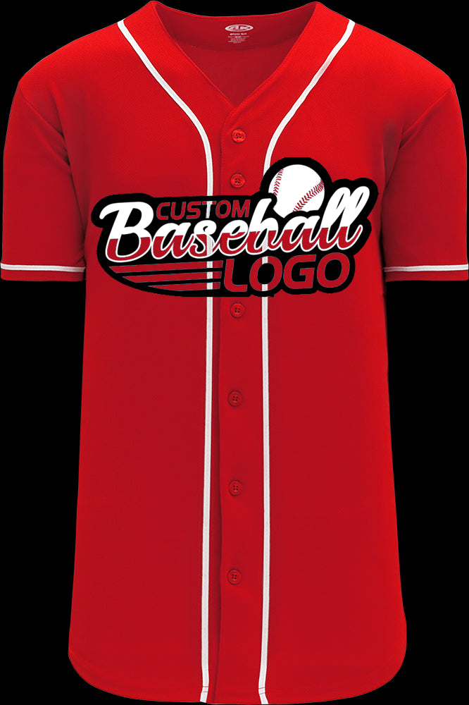 Custom Cincinnati Reds Team MLB Blank Baseball jersey Scarlet