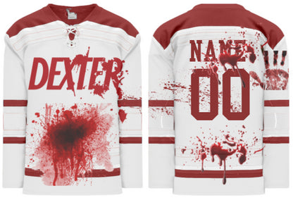 Custom Blood Style  Hockey Jersey